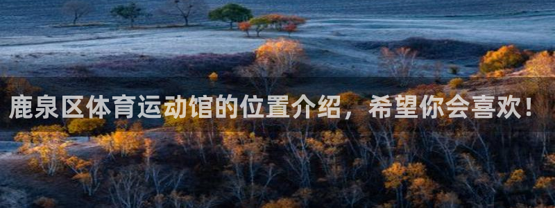 新球体育荷甲：鹿泉区体育运动馆的位置介绍，希望你会喜欢！
